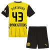 Oficiální Fotbalový Dres Borussia Dortmund Bynoe Gittens 43 Domácí 2024-25 pro Děti